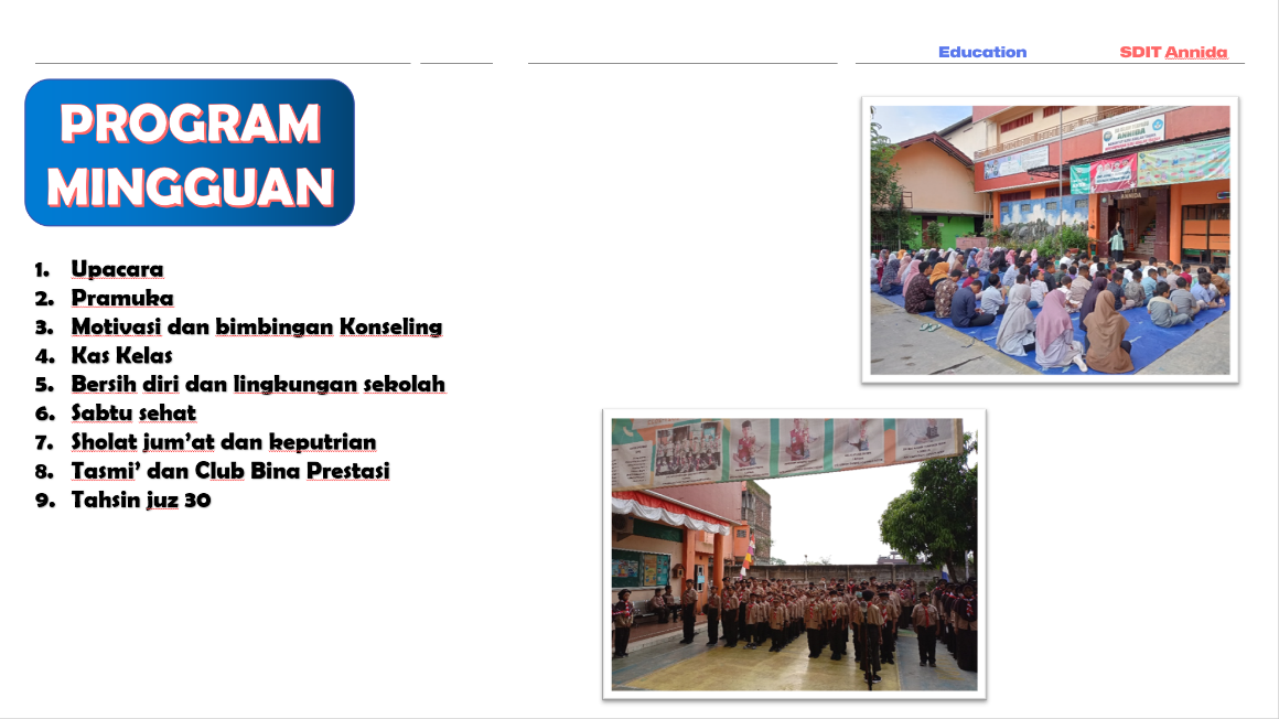 Program Mingguan